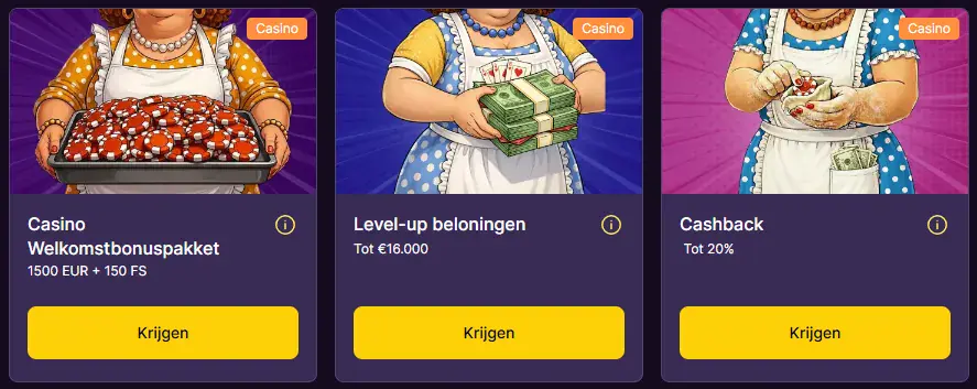 Mamabet casino welkomstbonus en promoties overzicht